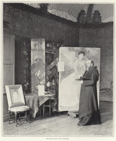 Paul-Albert Besnard en su taller de French Photographer