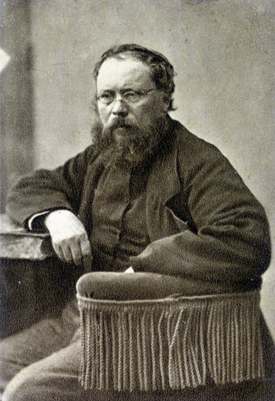 Pierre Joseph Proudhon (1809 - 1865). Teórico socialista francés, precursor del anarquismo. de French Photographer