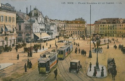 Place Massena y el casino, Niza de French Photographer