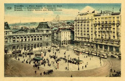 Plaza Rogier y Gare du Nord, Bruselas de French Photographer