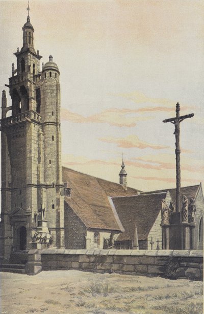 Ploubezre, Iglesia, Conjunto S O de French Photographer
