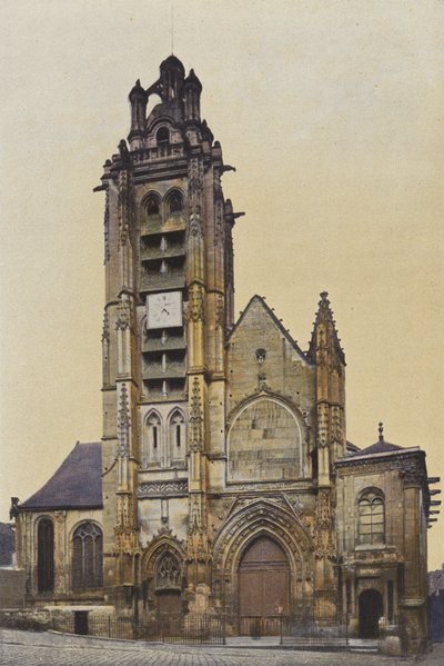 Pontoise, Iglesia de Saint-Maclou, Fachada de French Photographer