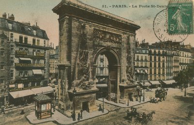 Puerta Saint-Denis en París, Francia de French Photographer