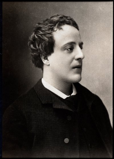 Retrato de Adolphe Leon Willette (1857-1926), pintor, ilustrador, caricaturista y litógrafo francés de French Photographer