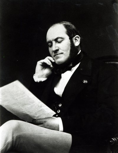 Retrato del Barón Georges Eugene Haussmann (1809-91), siglo XIX de French Photographer