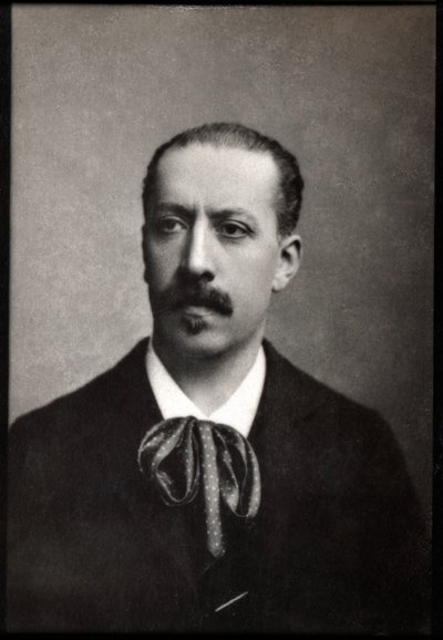 Retrato de Charles Marie Jean Albert Widor (1844-1937), organista, compositor y profesor francés de French Photographer