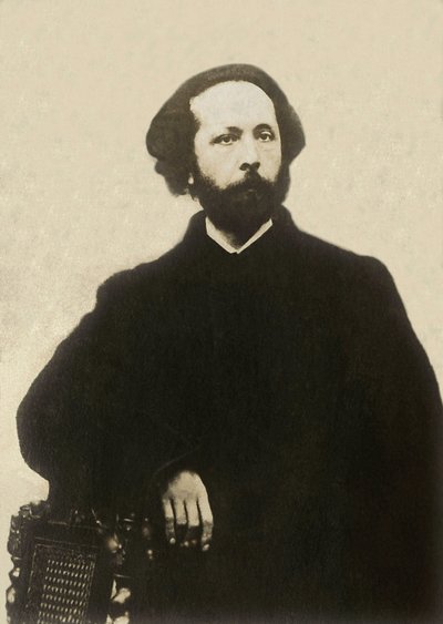 Retrato de Édouard Lalo (1823-1892), compositor francés. Fotografía, finales del siglo XIX, París de French Photographer