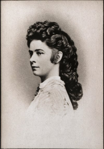 Retrato de Isabel de Austria llamada Sissi (1837-1898), Emperatriz de Austria y Reina consorte de Hungría de French Photographer
