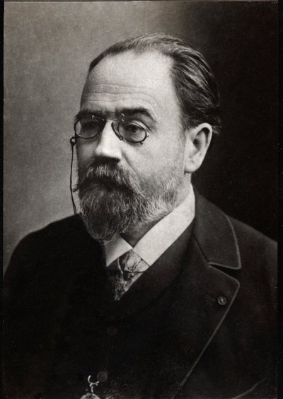 Retrato de Émile Zola (1840-1902), escritor francés de French Photographer