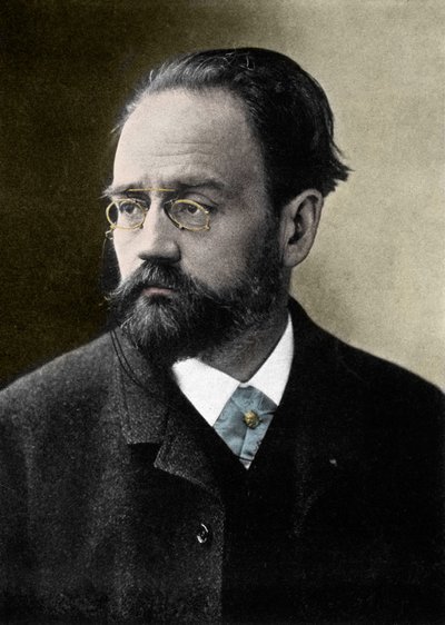 Retrato de Émile Zola (1840-1902) escritor francés de French Photographer