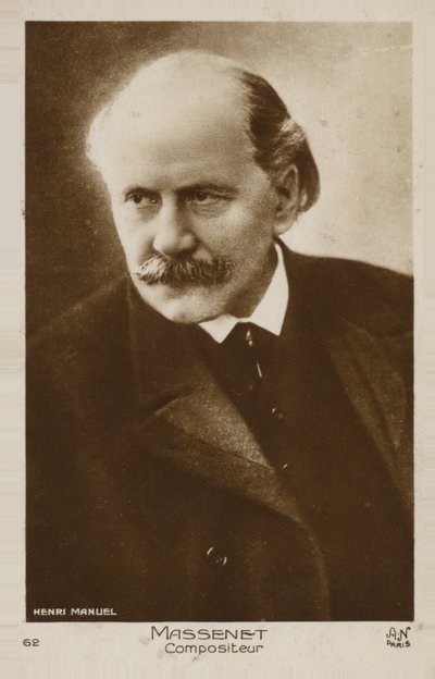 Retrato de Jules Massenet de French Photographer