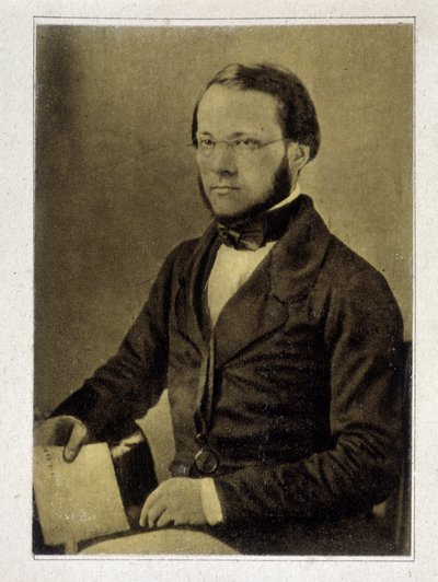 Retrato de Louis Pasteur en 1852 de French Photographer