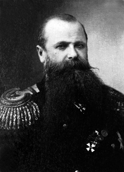 Retrato de Makharoff, Almirante de French Photographer