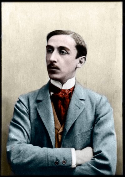 Retrato de Maurice Barrès (1862-1923), novelista, periodista y político socialista francés de French Photographer