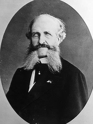 Retrato de Noël Guéneau de Mussy, c.1870 de French Photographer