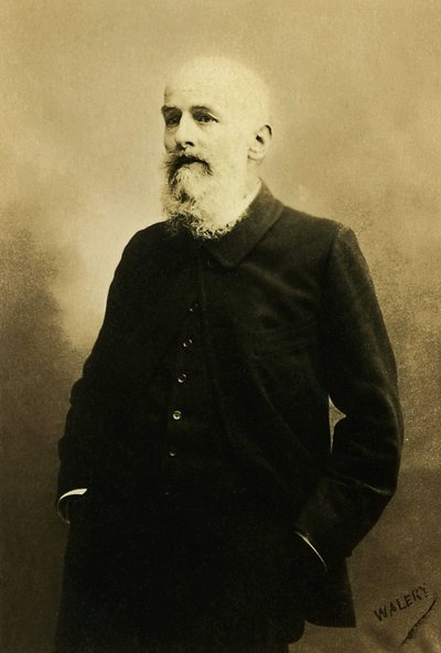Retrato de Paul Albert Bartholome (1848-1928), pintor y escultor francés de French Photographer