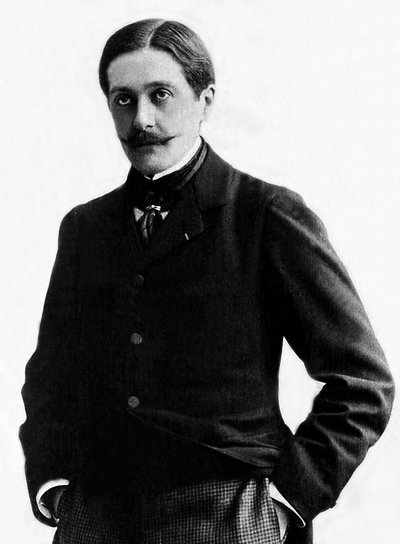 Retrato de Paul Hervieu (1857-1915), escritor y dramaturgo francés. de French Photographer