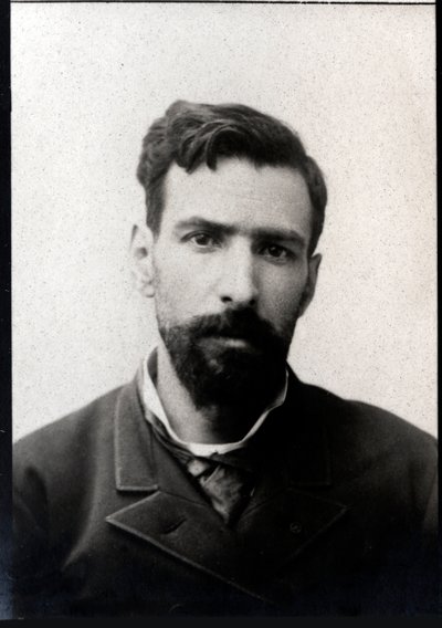 Retrato de Pietro Paolo Savorgnan di Brazza (1852-1905), explorador franco-italiano de French Photographer