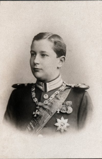Retrato del Príncipe Eitel Friedrich de Prusia (1883-1942) de French Photographer