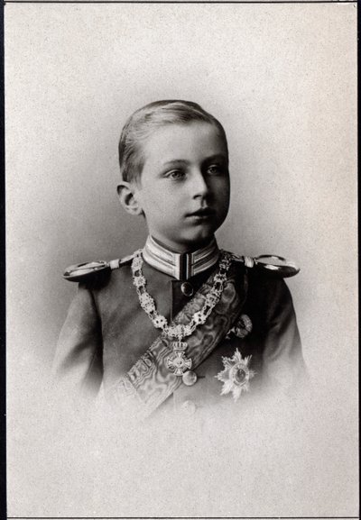 Retrato del Príncipe Oskar de Prusia (1888-1958) de French Photographer