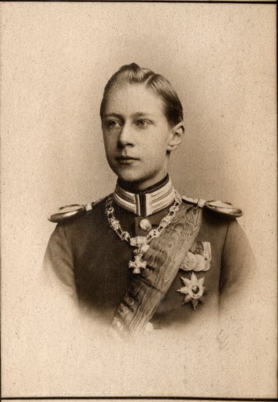 Retrato del Príncipe Guillermo (1882-1951), Príncipe heredero alemán de French Photographer