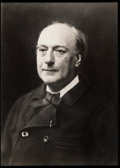 Retrato de Théodore de Banville (1823-1891), poeta francés de French Photographer