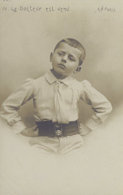 Retrato de un niño pequeño de French Photographer