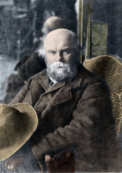 Retrato del poeta Paul Verlaine (1844-1896) de French Photographer