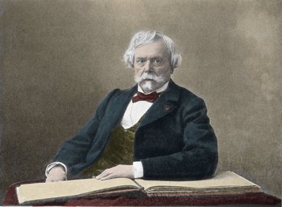 Retrato del escritor Edmond de Goncourt (1822-1896) Fotografía de finales del siglo XIX de French Photographer
