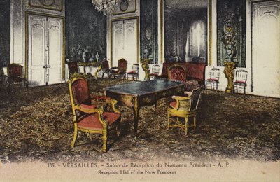 Sala de recepción del nuevo presidente, Palacio de Versalles de French Photographer