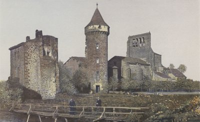 Roffiac, Iglesia y Torre del antiguo Castillo, Conjunto Suroeste de French Photographer