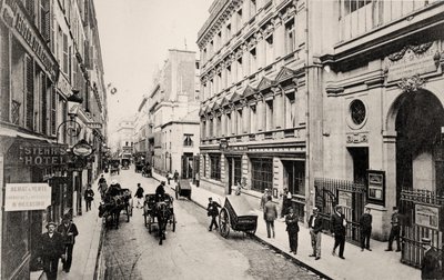 Rue de Provence, París (foto en blanco y negro) de French Photographer