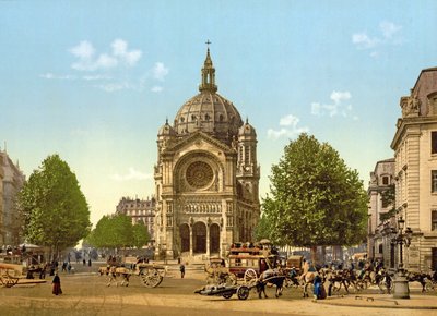 Saint-Augustin, París, pub. c.1900 de French Photographer