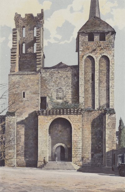 Saint-Avit-Senieur, Iglesia, Fachada Oeste de French Photographer
