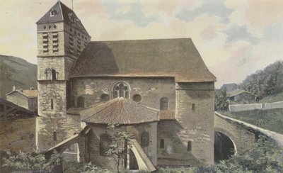 Saint-Chef, Iglesia, Lado del ábside de French Photographer