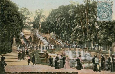 Saint-Cloud - cascadas construidas en honor a Luis XIV por Antoine Le Pautre y Jules Hardouin Mansart de French Photographer