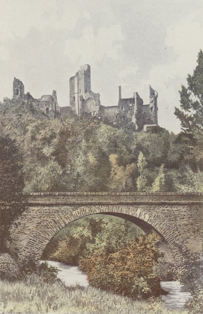 Saint-Jean-Ligoure, Ruinas del Castillo de Chalucet de French Photographer
