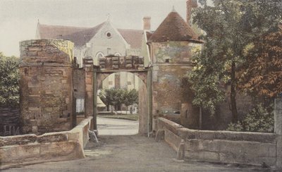 Saint-Jean-aux-Bois, Entrada de la Abadía (Bosque de Compiegne) de French Photographer