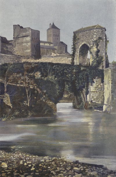 Sauveterre, Viejo Puente sobre el Gave de Oloron de French Photographer
