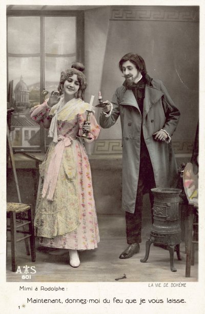 Escena de La Vie De Boheme de French Photographer