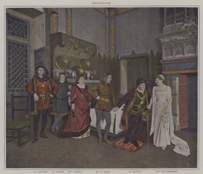 Escena de una producción de Gringoire, de Théodore de Banville de French Photographer