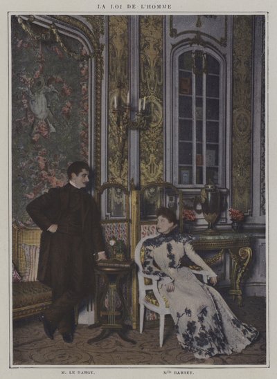 Escena de una producción de La Ley del Hombre, de Paul Hervieu de French Photographer