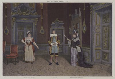 Escena de una producción de Las mujeres sabias, de Molière de French Photographer