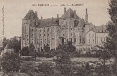 Solesmes, Sarte, Abadía de los Benedictinos de French Photographer