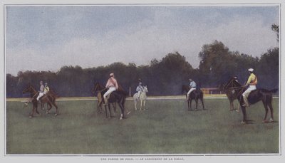 Inicio de un juego de polo de French Photographer