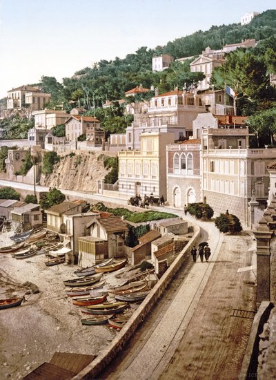 La Corniche en Marsella, pub. c.1900 de French Photographer