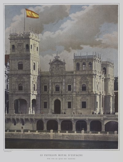 El pabellón de España en la Exposición Universal 1900, París de French Photographer