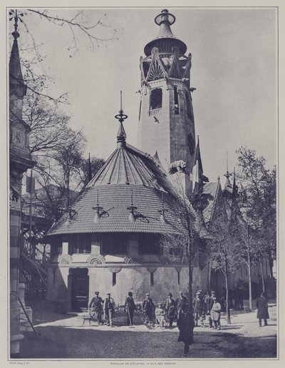 El pabellón de Finlandia en la Exposición Universal 1900, París de French Photographer