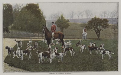 Tom Firr y los sabuesos de la Quorn Hunt, Leicestershire de French Photographer
