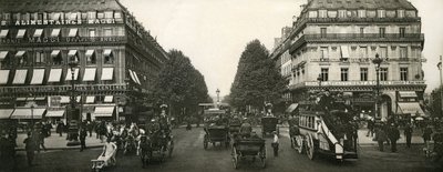 Tráfico en París, Francia, principios del siglo XX de French Photographer